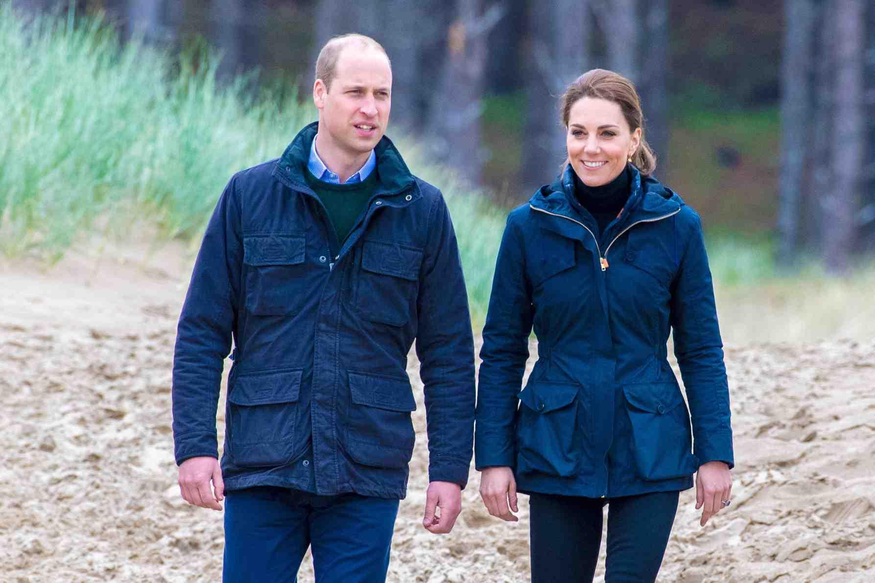 The Prince and Princess of Wales are pictured in the United Kingdom.