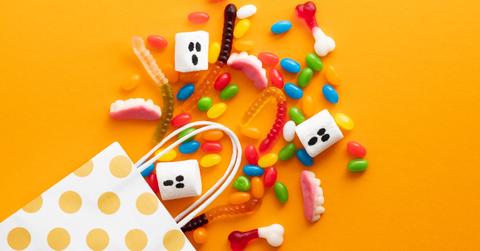 Bag of Halloween candy