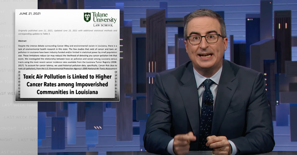 John Oliver Environmental Racism