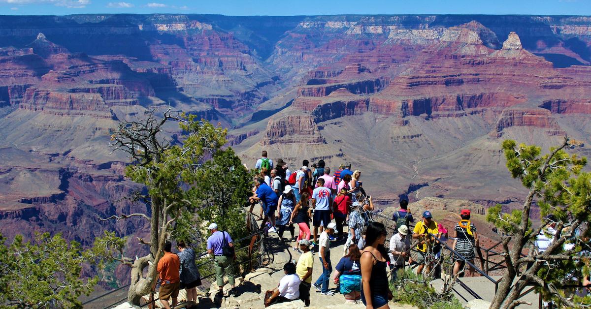 grand canyon crowded