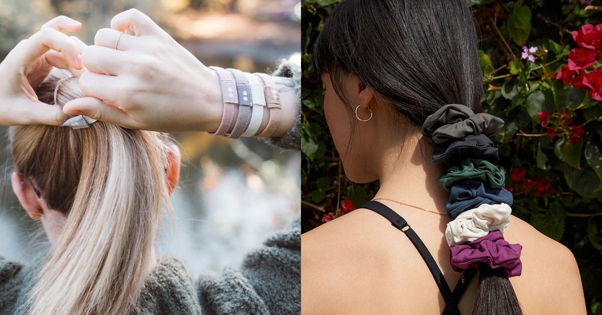 Sustainable, Zero-Waste Hair Ties and Scrunchies