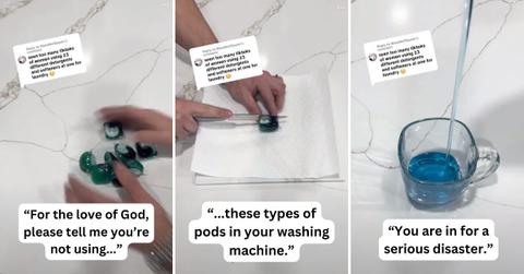 Appliance expert warns against the use of detergent pods. (Cover Image Source: TikTok | @theappliancedudes)