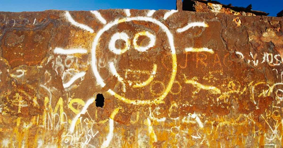 Graffiti doodled on a rock in Great Sandy national Park (Representative Cover Image Source: Getty Images | jason Edwards)