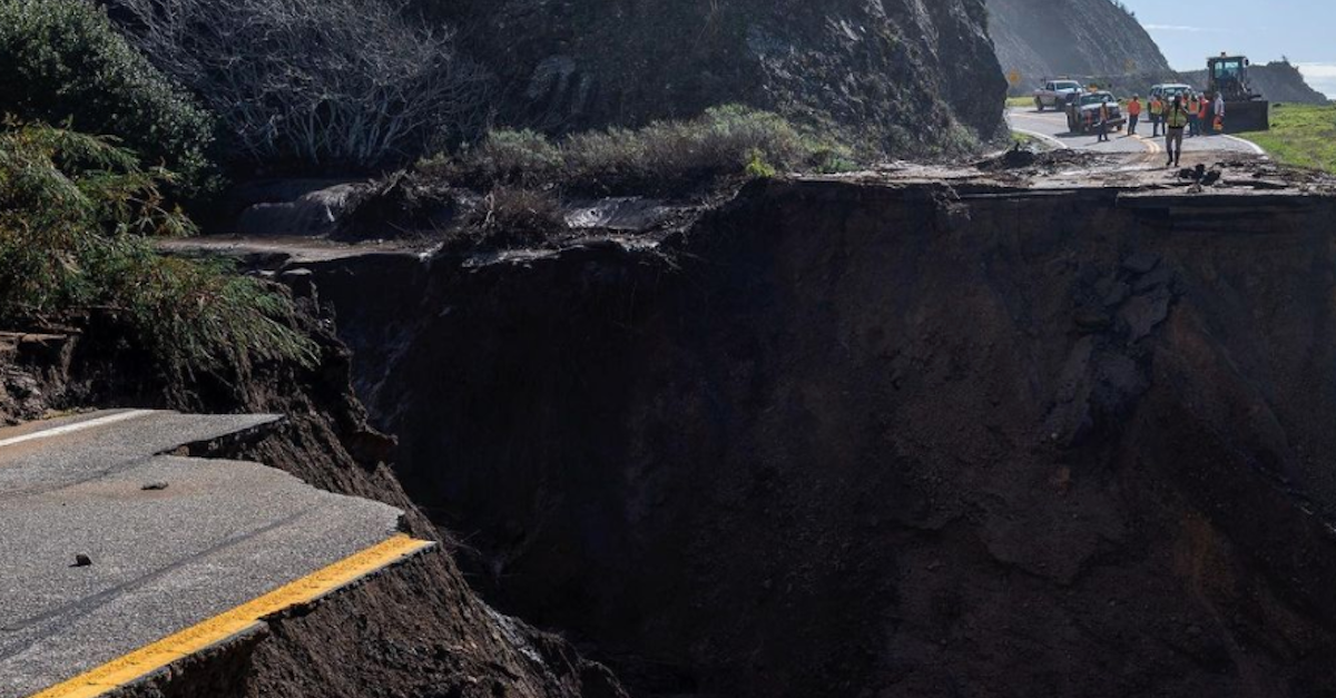 highway  collapsed