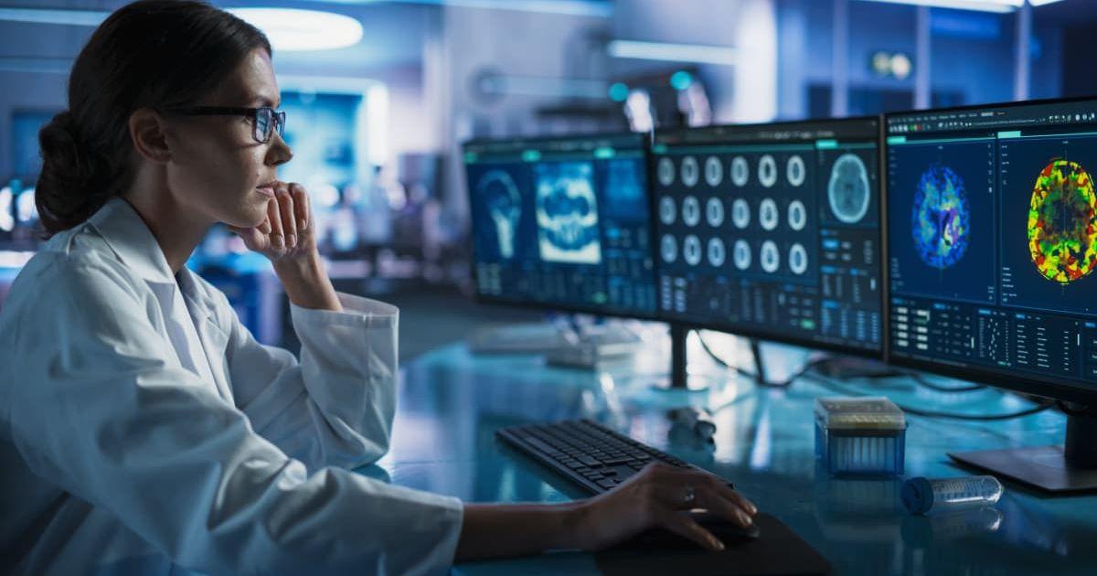 Scientist working on an AI model on a computer (Representative Cover Image Source: Getty Images | Gorodenkoff)