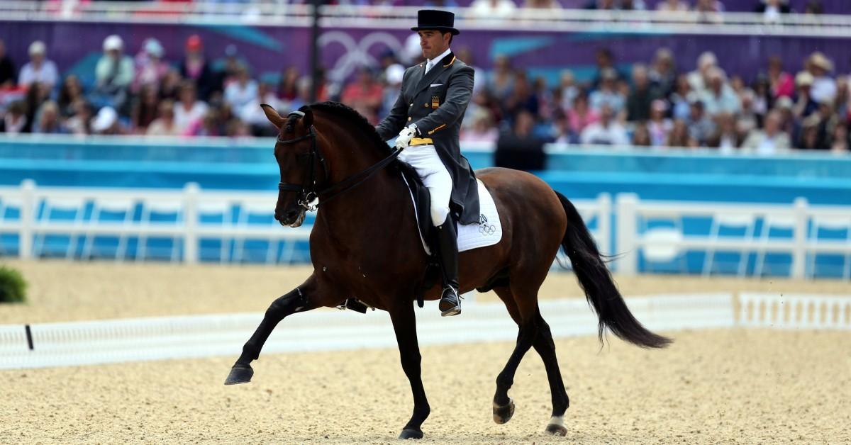 Jose Manuel Martin Dockx in Greenwich Park, London during the Grand Prix