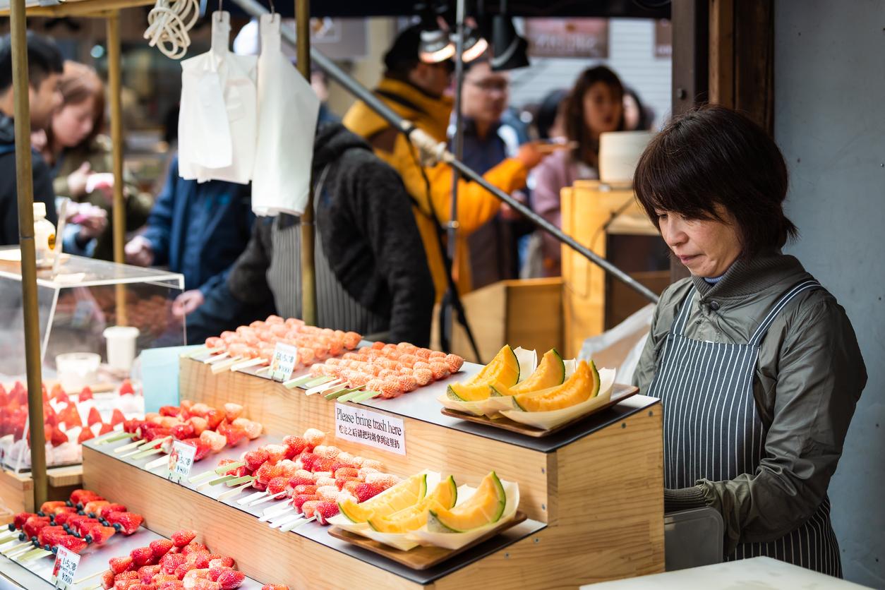 Food Vendor in Japan