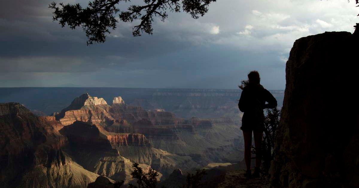 Woman at the North Rim of the Grand Canyon. (Representative Cover Image Source: Getty Images | Nick Pedersen)