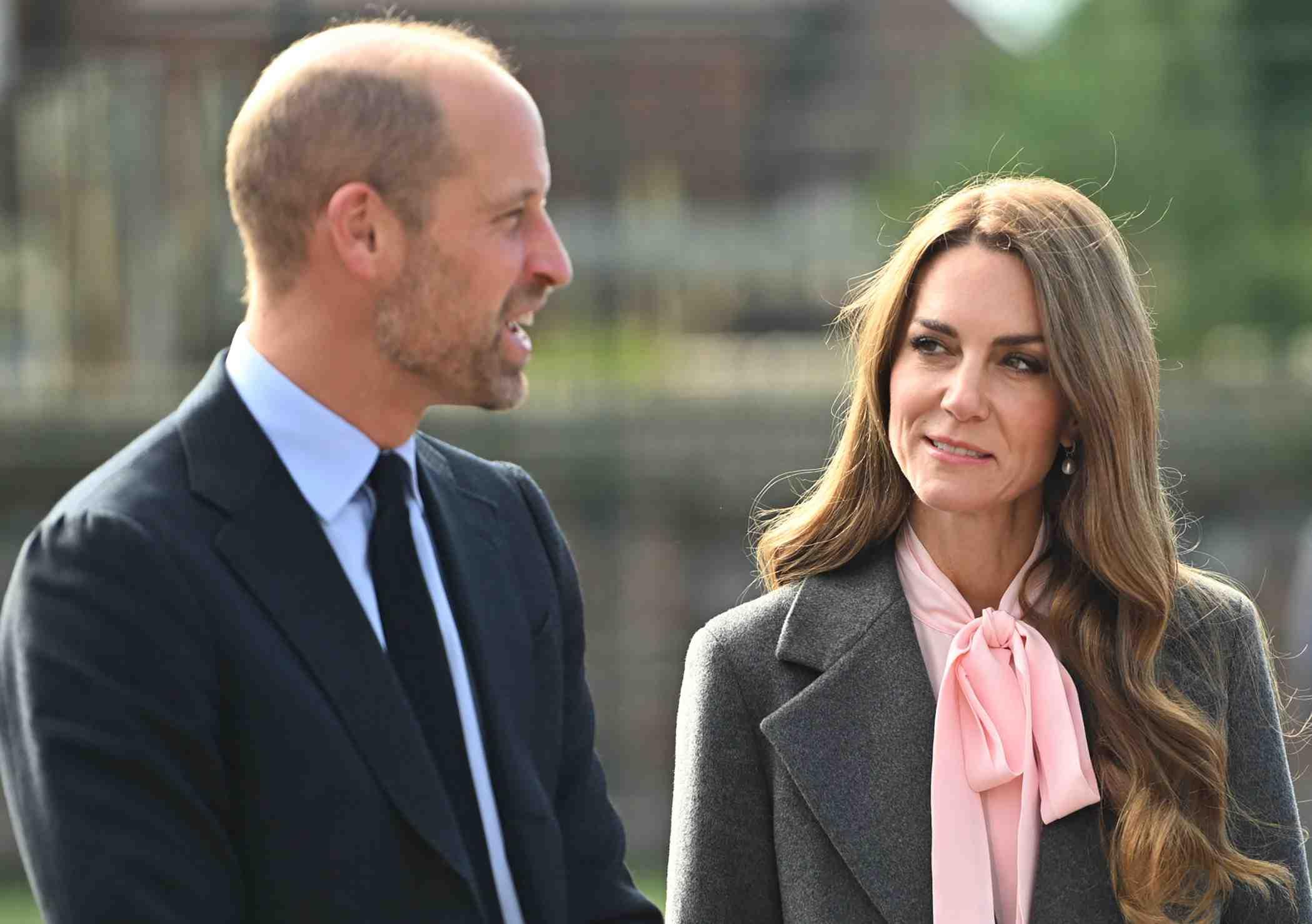 The Prince and Princess of Wales are pictured in the United Kingdom.