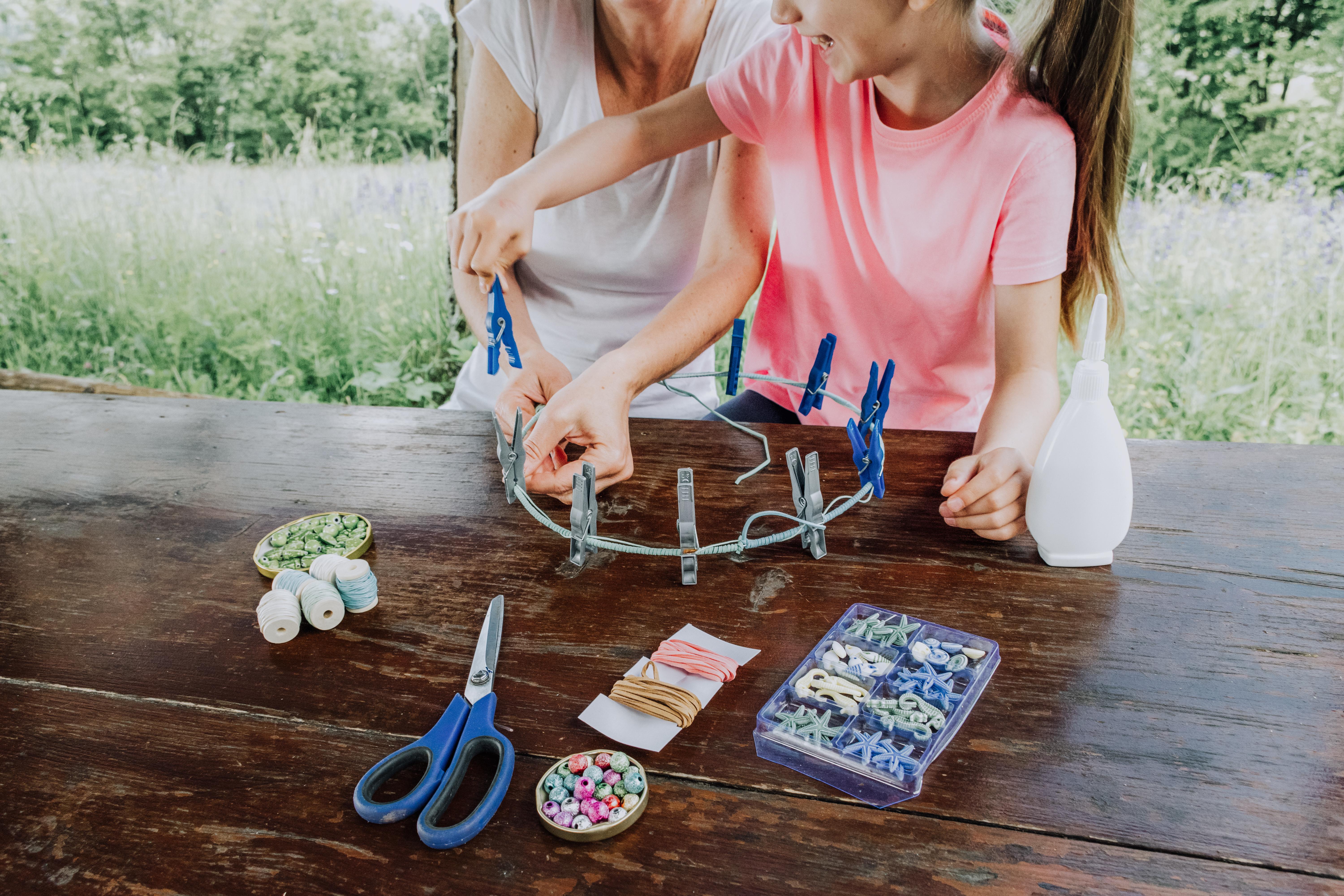 recycling crafts with kids key wind chime