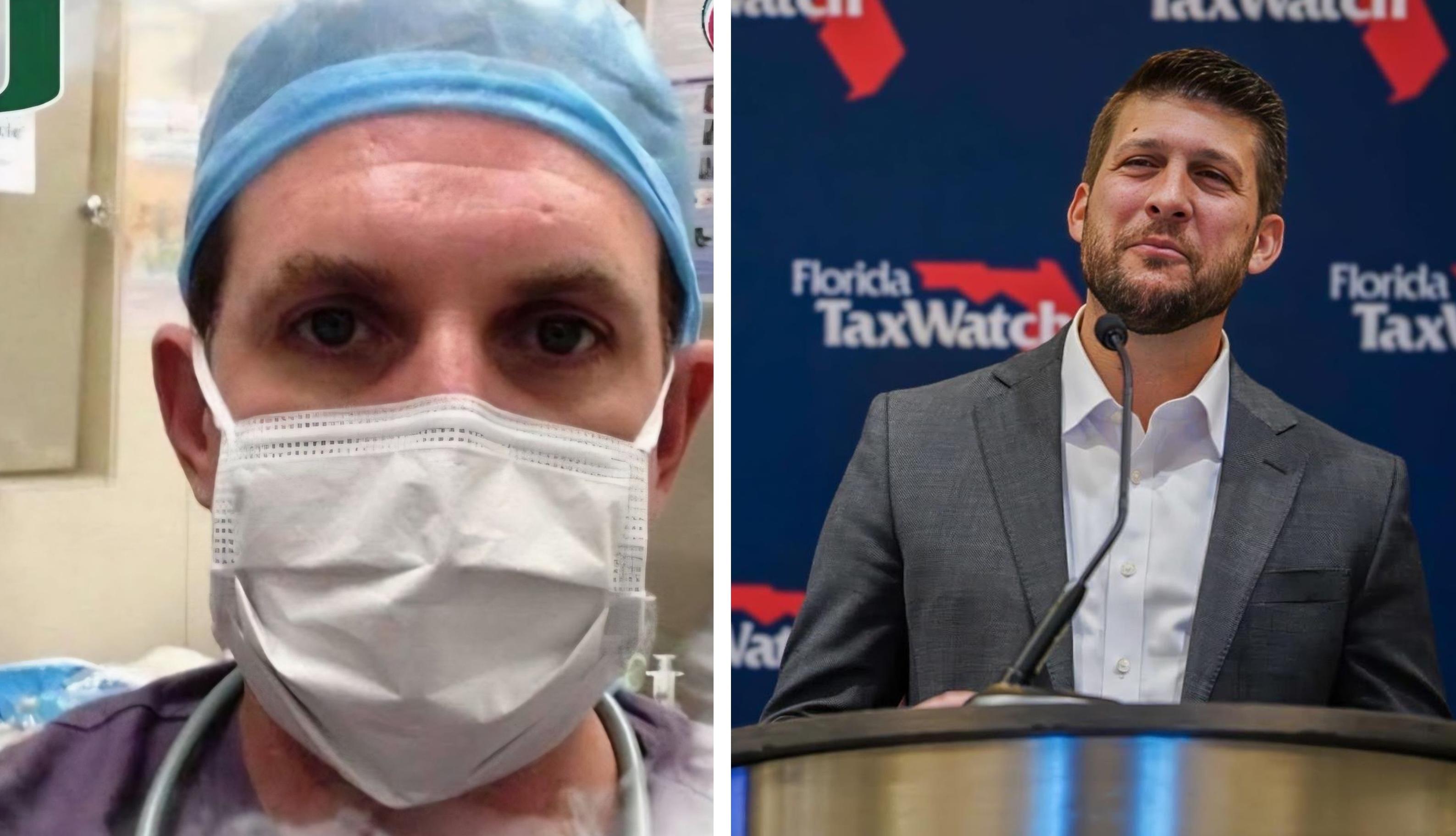 Erik Martindale is pictured (left) beside Florida Attorney General James Uthmeier (right).