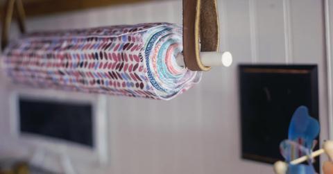 Reusable paper towels on a roll
