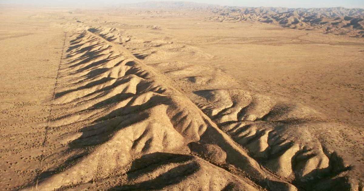 San Andreas fault running through California (Representative Image Source: Getty Images | Lloyd Cluff)