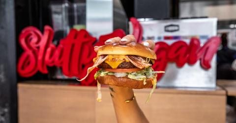 Slutty Vegan Brooklyn burger