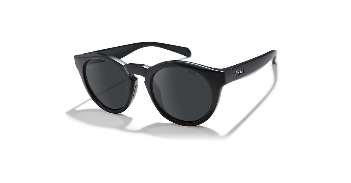 Zeal Windsor Sunglasses made of Z-resin in black with polarized lenses