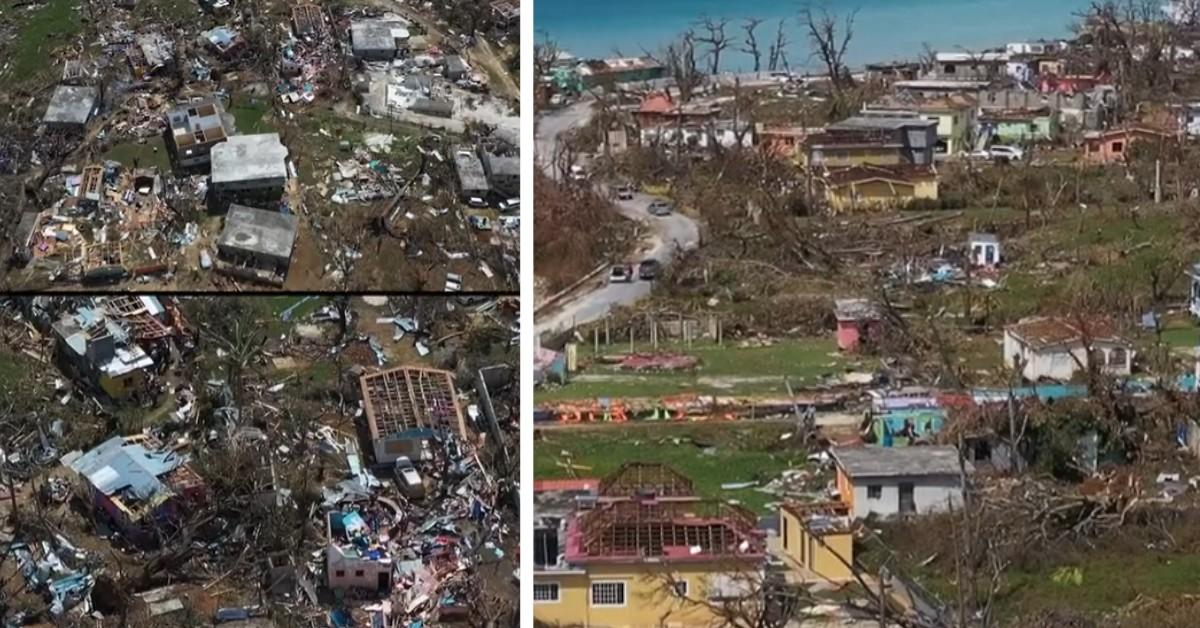Overhead views of Jamaica show the devastation caused by Hurricane Melissa