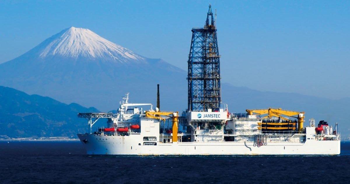 The vessel that conducted the world's deepest scientific ocean drilling. (Image Source: Guinness World Records)