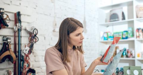 A Woman Looking at Dog Food, PFAS