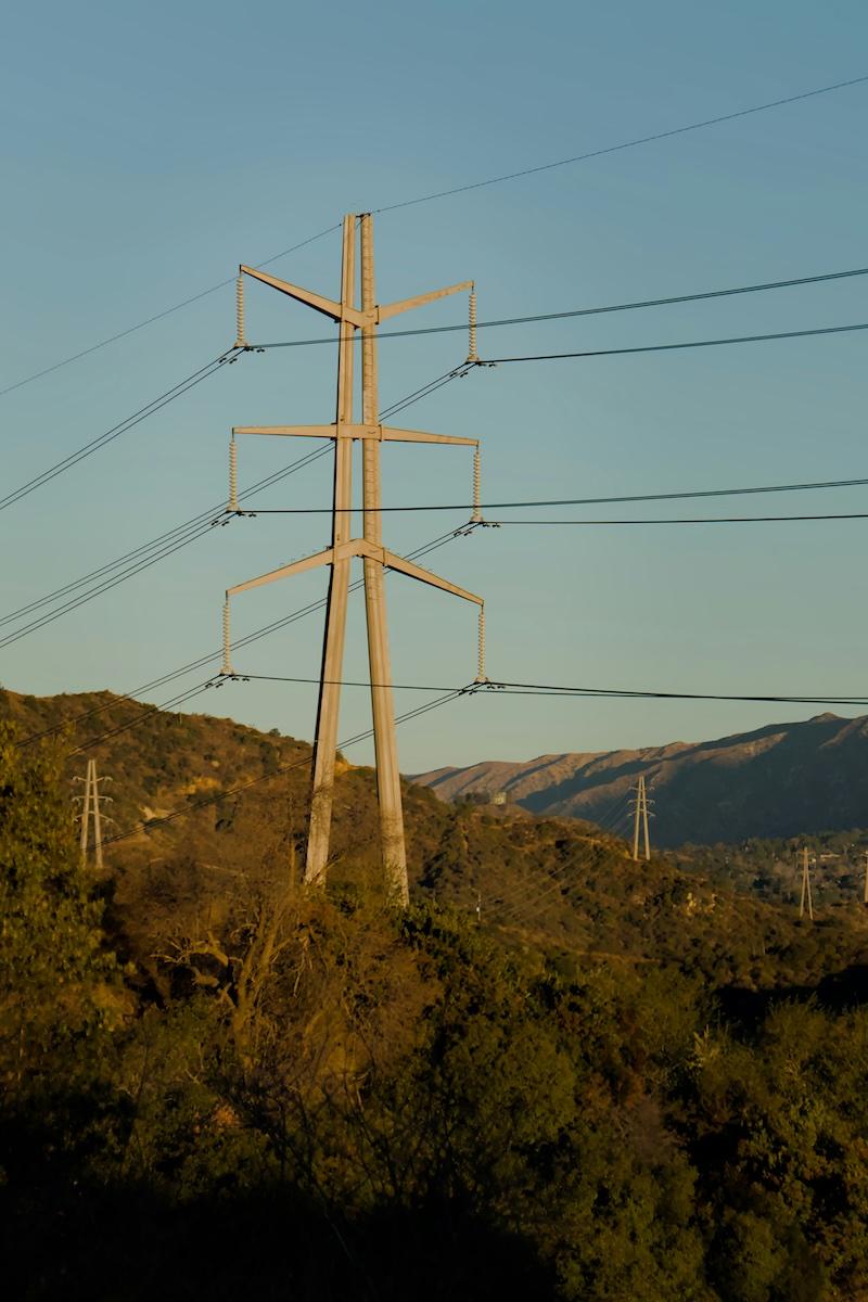 california power lines