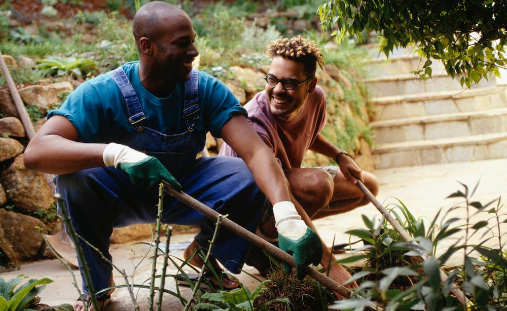 Couple Gardening