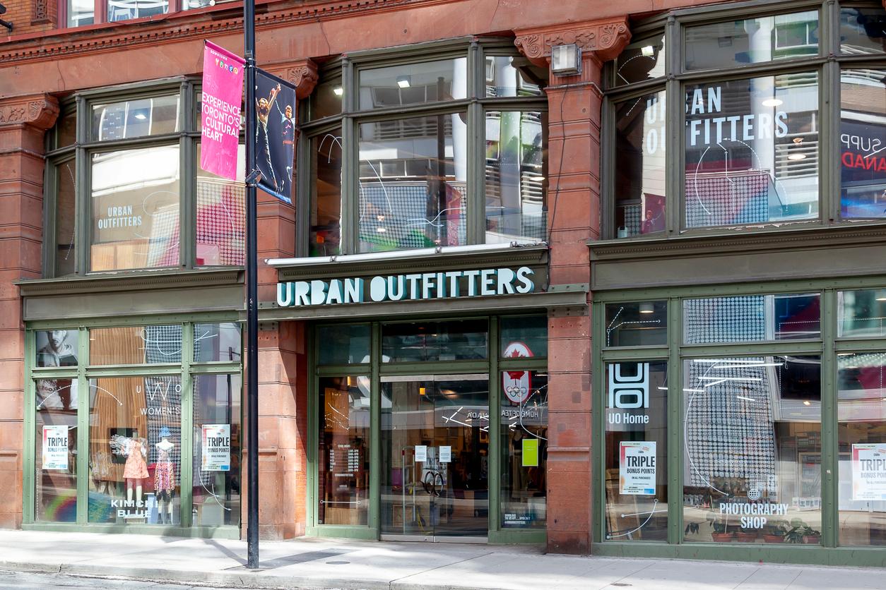 An Urban Outfitters store is shown in Toronto.