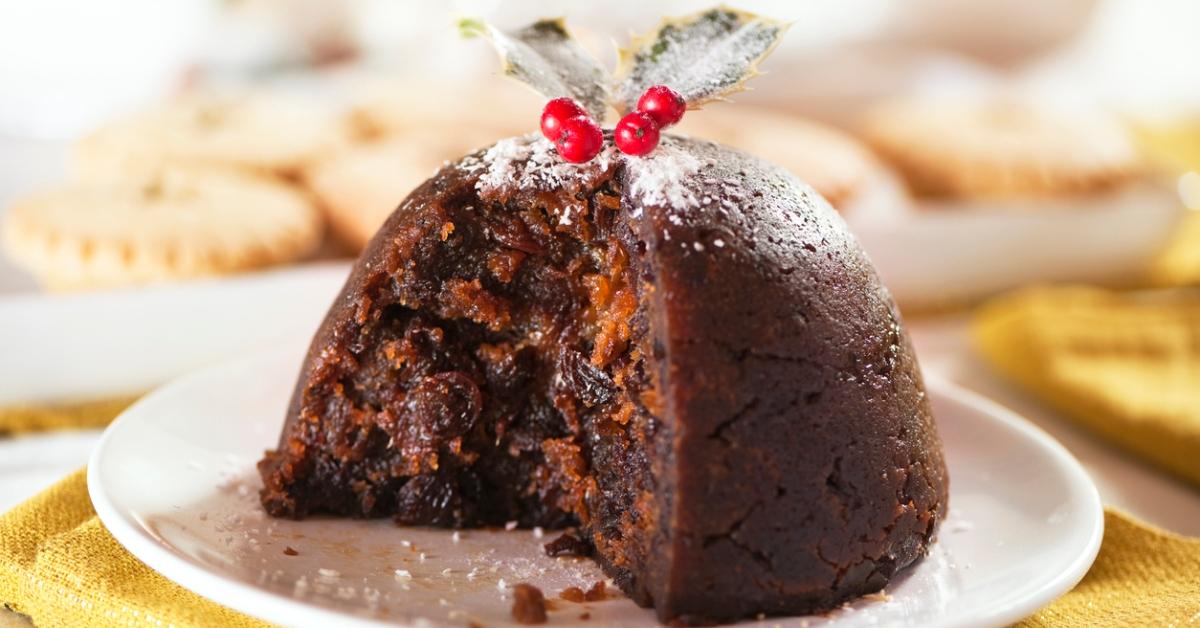 Vegan Christmas pudding. 