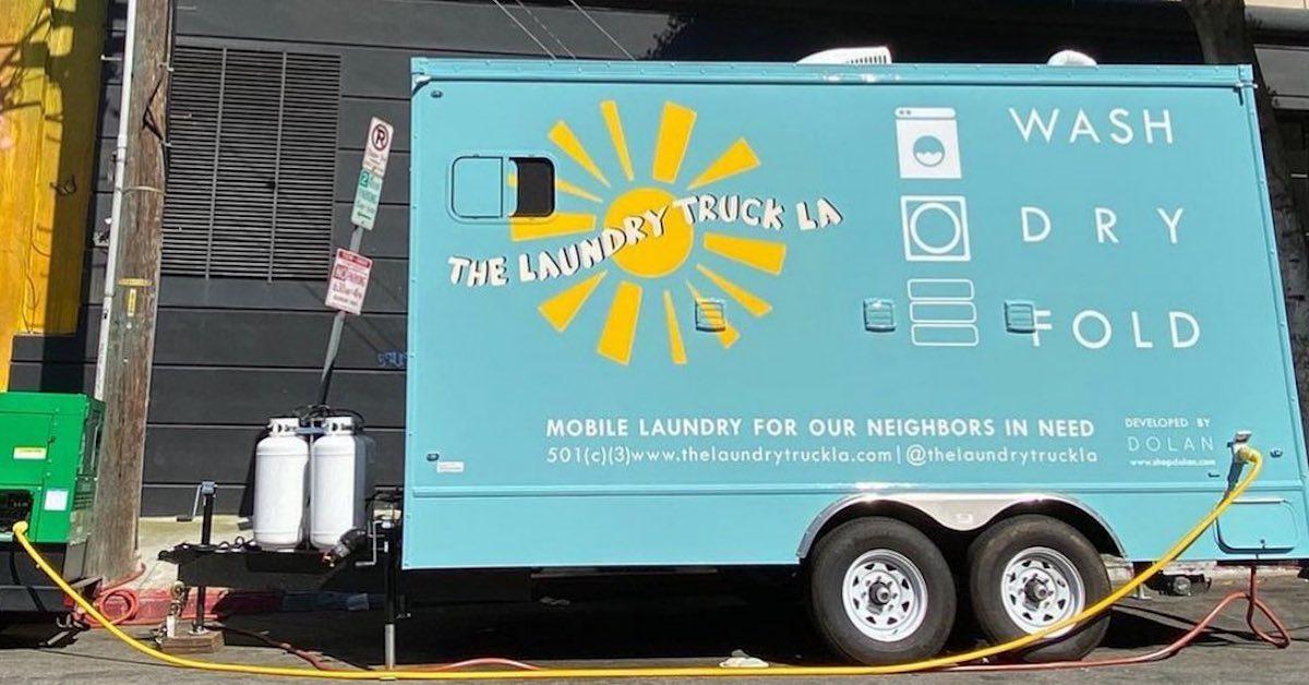 The Laundry Truck LA Provides Free Mobile Laundry for the Homeless
