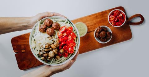 just salad beyond meat bowl