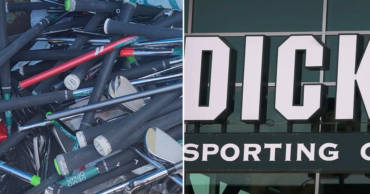 Dick's Sporting Breaks and Discards Golf Clubs, Dumpster Diver Finds
