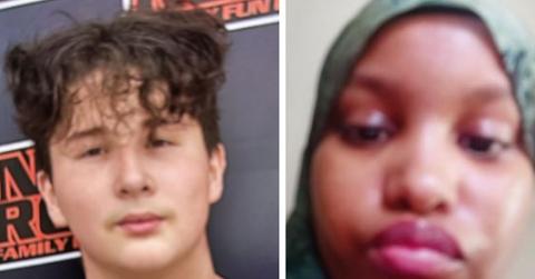 Missing Persons reports are pictured for Adrian Spies (left) and Ruweyda Yusuf (right).