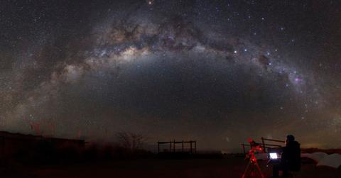An astronomer with a telescope looking at a galaxy (Representative Cover Image Source: Getty Images | Yuri Zvezdny - Stocktrek Images)