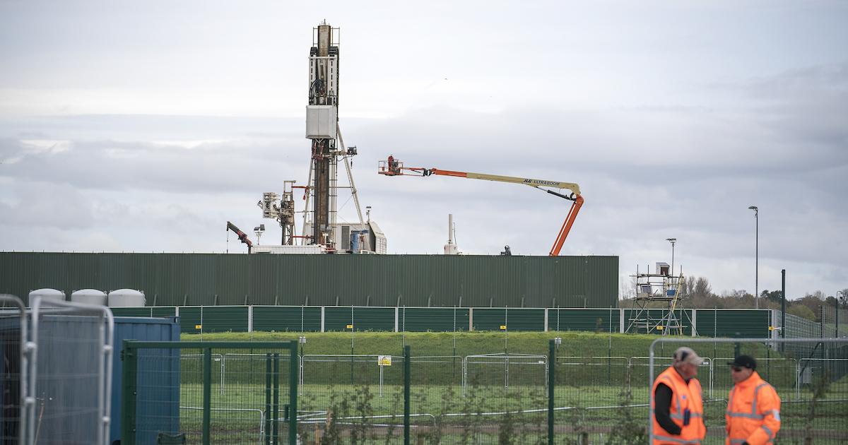 Fracking site