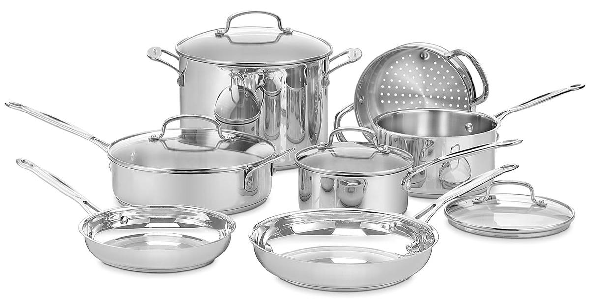 Cuisinart stainless steel pots and pans set