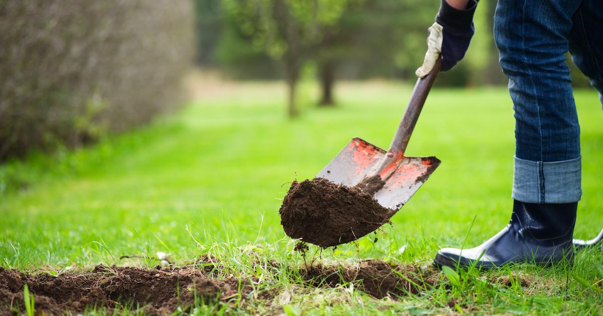 Digging a Grave