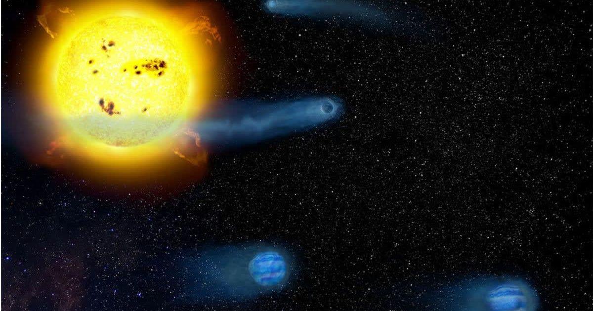 Artist's illustration of four baby planets in the V1298 Tau system (Representative Cover Image Source: Astrobiology Center, NINS)