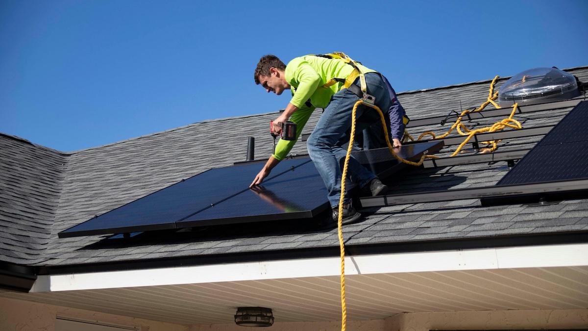 solar panel roof