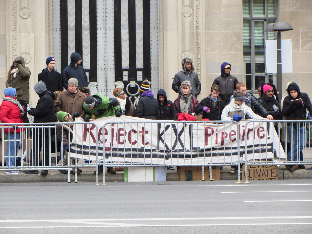 Keystone XL Pipeline Protesters