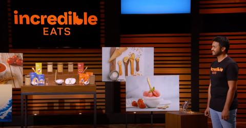 IncrEdible Eats co-founder Dinesh Tadepalli on 'Shark Tank.'