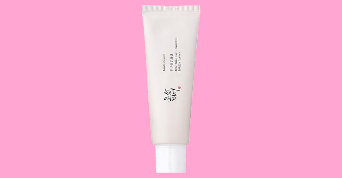 Korean skincare moisturizer in a grey squeeze tube