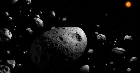 This artist’s illustration depicts asteroid 2025 MN45. (Cover Image Source: NSF–DOE Vera C. Rubin Observatory/NOIRLab/SLAC/AURA/P. Marenfeld)