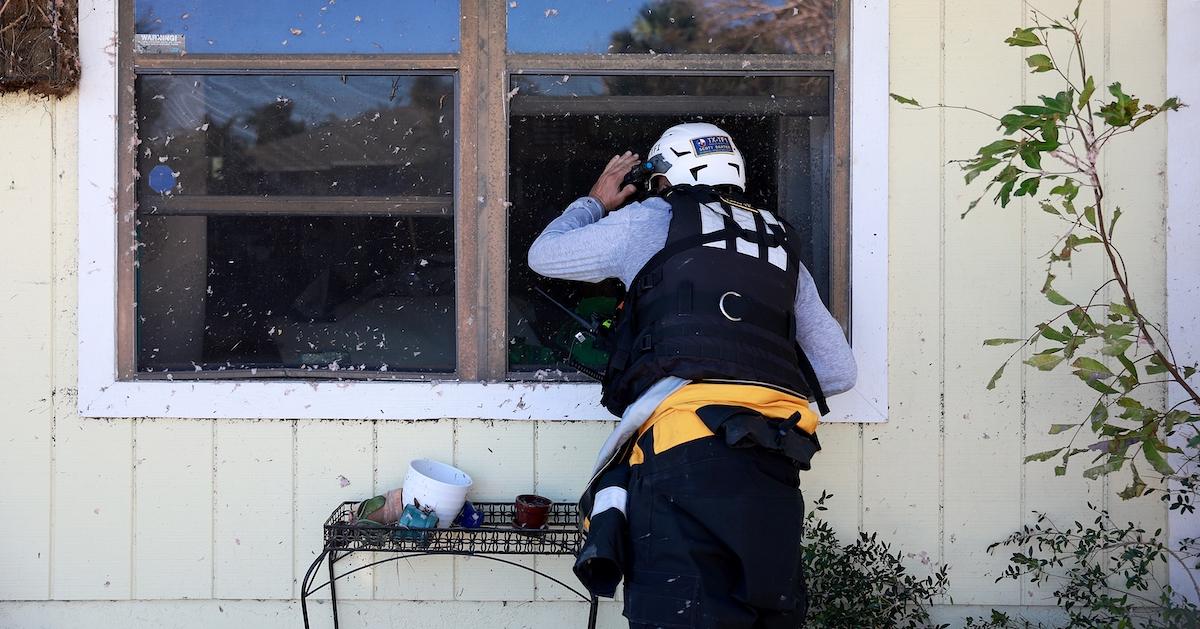 Search and Rescue team at work in Fort Myers, Fla., in the aftermath of Hurricane Ian. 