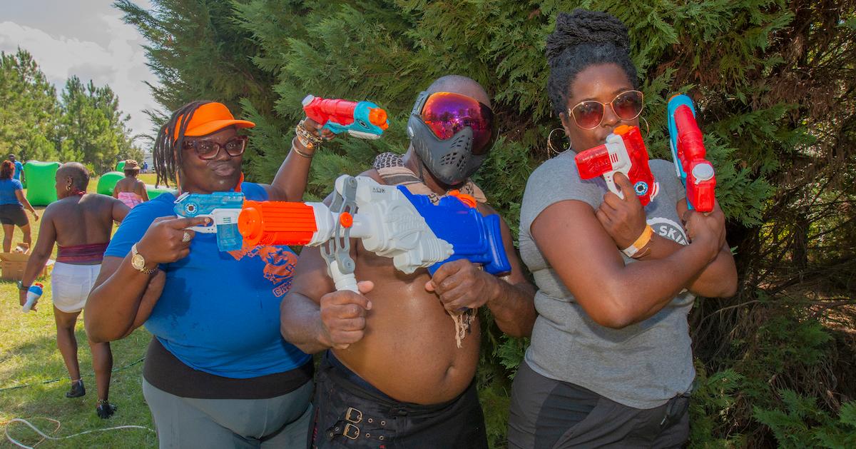 Melanated Campout water guns