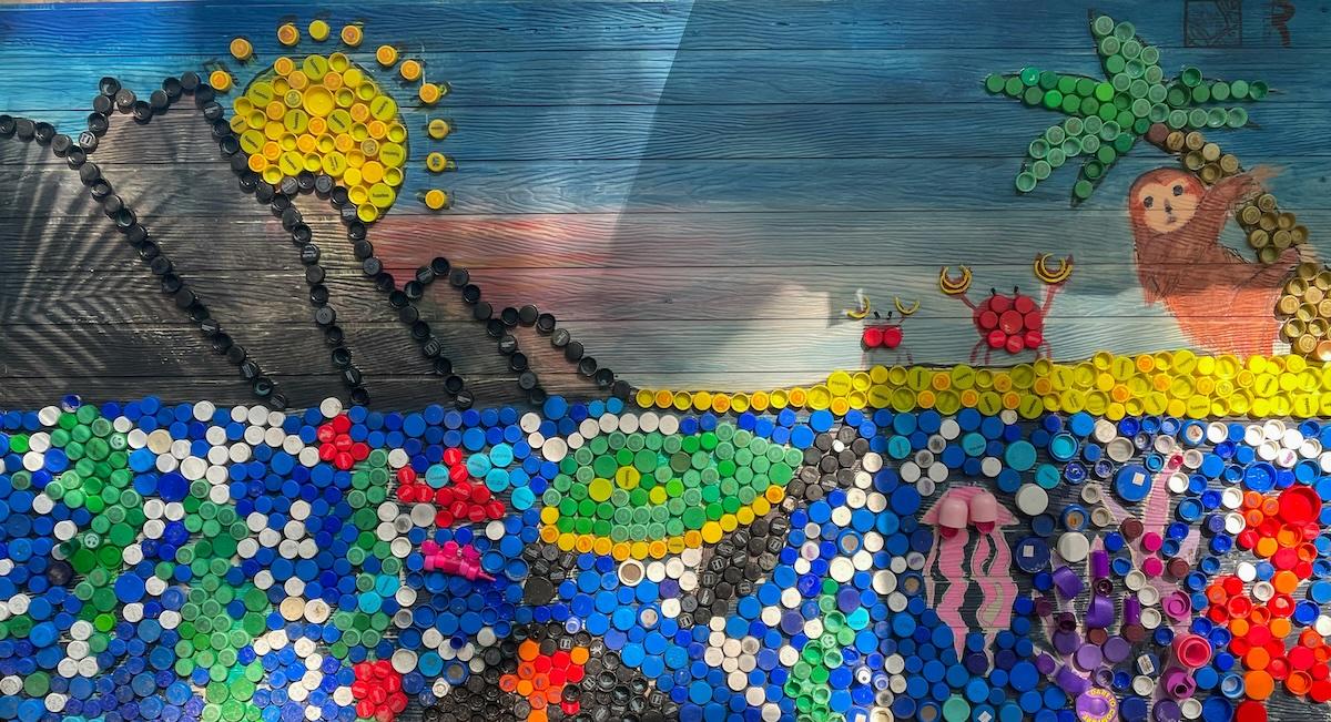 upcycling art project