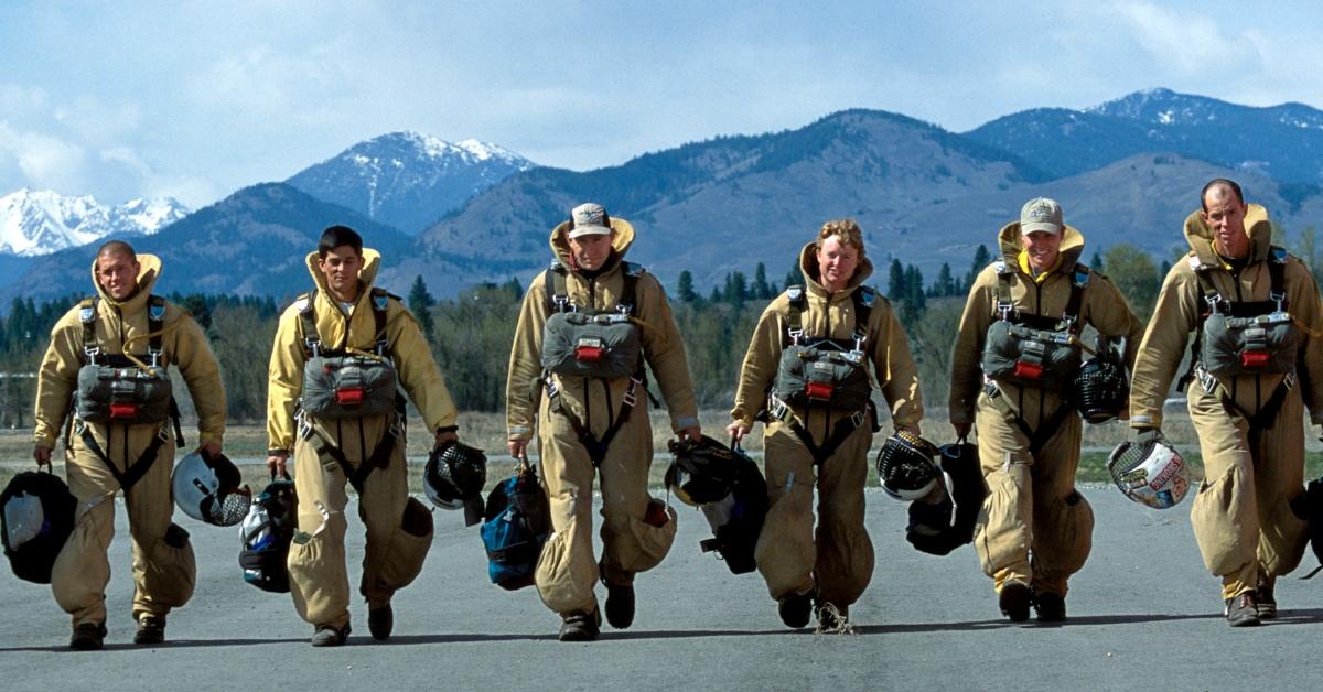 A group of smokejumpers. 