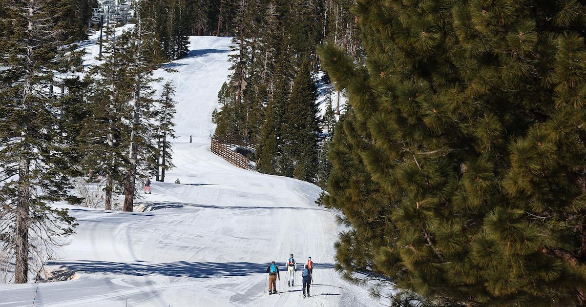 Uphill Skiing