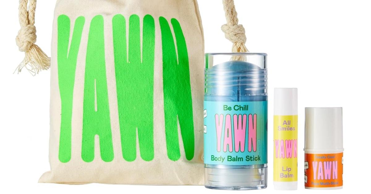 YAWN Makeup and Skincare Set for Kids