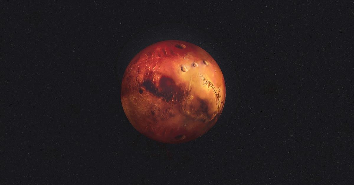 The planet Mars.