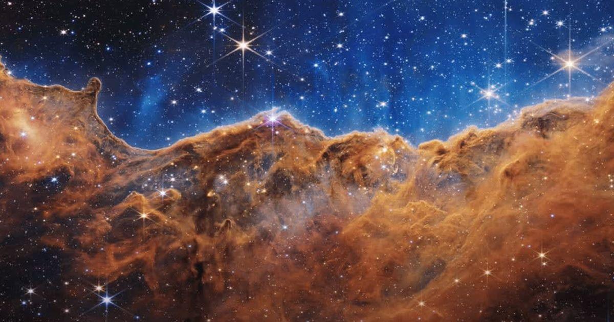 This data sonification maps a near-infrared image of the Cosmic Cliffs in the Carina Nebula, captured by NASA’s Webb Telescope, to a symphony of sounds. (Image Source: NASA)