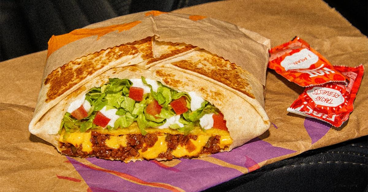 The new Vegan Crunchwrap from Taco Bell.