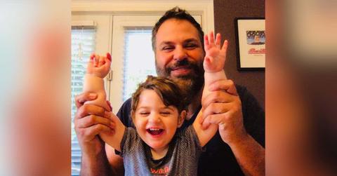 Terry Pirovolakis with his son Michael laughing heartily. (Cover Image Source: Instagram | @cure_spg50)